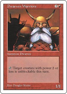 【ENG】《ドワーフ戦士団/Dwarven Warriors》[5ED]