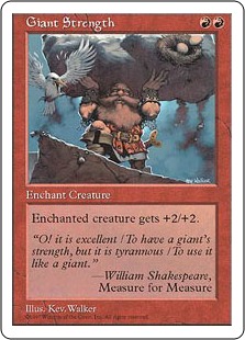 【ENG】《巨人の力/Giant Strength》[5ED]