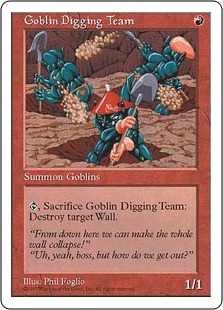 【ENG】《ゴブリン穴掘り部隊/Goblin Digging Team》[5ED]