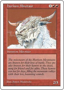 【ENG】《ハールーン・ミノタウルス/Hurloon Minotaur》[5ED]