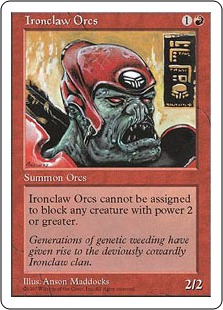 【ENG】《鉄爪のオーク/Ironclaw Orcs》[5ED]