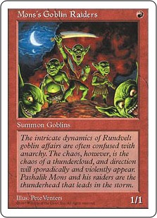【ENG】《モンスのゴブリン略奪隊/Mons's Goblin Raiders》[5ED]