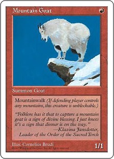 【ENG】《シロイワヤギ/Mountain Goat》[5ED]