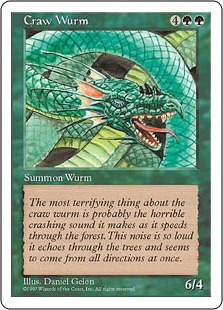 【ENG】《大喰らいのワーム/Craw Wurm》[5ED]