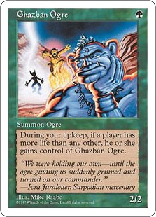 【ENG】《ガズバンのオーガ/Ghazban Ogre》[5ED]