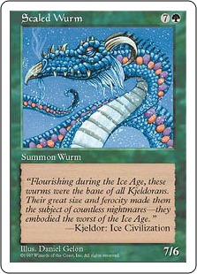 【ENG】《甲鱗のワーム/Scaled Wurm》[5ED]