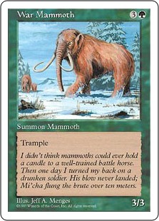 【ENG】《ウォー・マンモス/War Mammoth》[5ED]