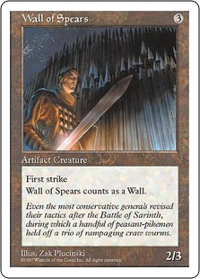 【ENG】《槍の壁/Wall of Spears》[5ED]