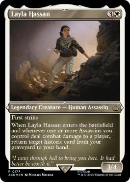 【ENG】【Foil】■エッチング■《レイラ・ハサン/Layla Hassan》[ACR]