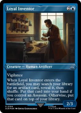 【ENG】【Foil】■エッチング■《熱心な発明者/Loyal Inventor》[ACR]