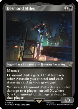 【ENG】【Foil】■エッチング■《デズモンド・マイルズ/Desmond Miles》[ACR]