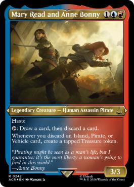 【ENG】【Foil】■エッチング■《メアリ・リードとアン・ボニー/Mary Read and Anne Bonny》[ACR]