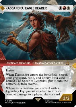 【ENG】【Foil】■テクスチャー■《鷹持ち、カサンドラ/Kassandra, Eagle Bearer》[ACR]
