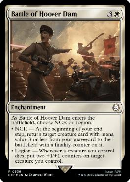 【ENG】【Foil】■サージ■《フーバーダムの戦い/Battle of Hoover Dam》[PIP]