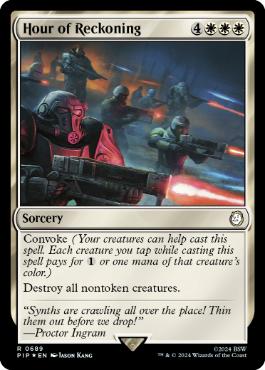 【ENG】【Foil】■サージ■《報いの時/Hour of Reckoning》[PIP]