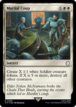 【ENG】【Foil】■サージ■《軍部政変/Martial Coup》[PIP]