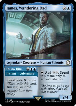 【ENG】【Foil】■サージ■《放浪する父、ジェームス/James, Wandering Dad》[PIP]