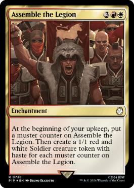 【ENG】【Foil】■サージ■《軍勢の集結/Assemble the Legion》[PIP]