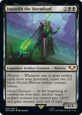 【ENG】【Foil】■サージ■《嵐の王、イモーテク/Imotekh the Stormlord》[40K]