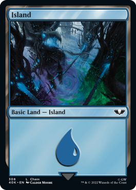 【ENG】【Foil】■サージ■《島/Island》(308)[40K]
