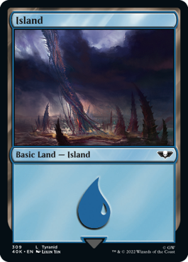 【ENG】【Foil】■サージ■《島/Island》(309)[40K]