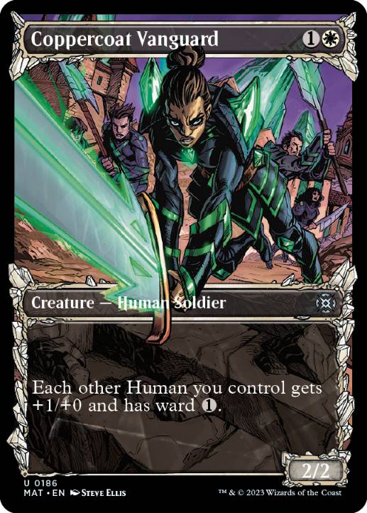 【ENG】【Foil】■ハロー■《銅纏いの先兵/Coppercoat Vanguard》[MAT]