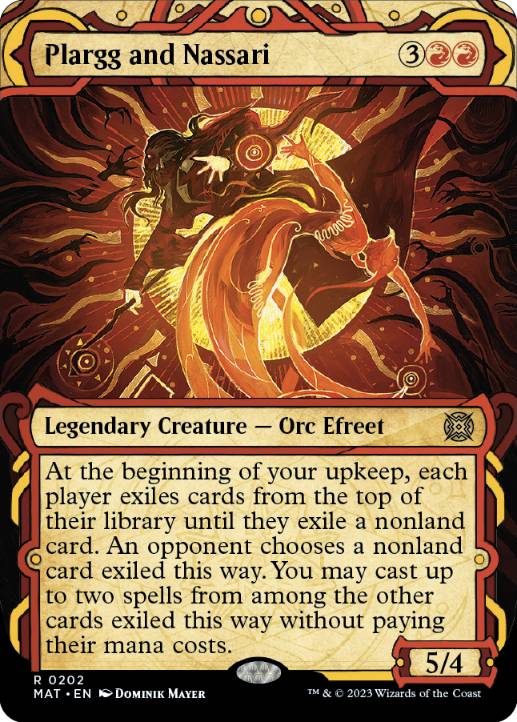 【ENG】【Foil】■ハロー■《プラーグとナサーリ/Plargg and Nassari》[MAT]