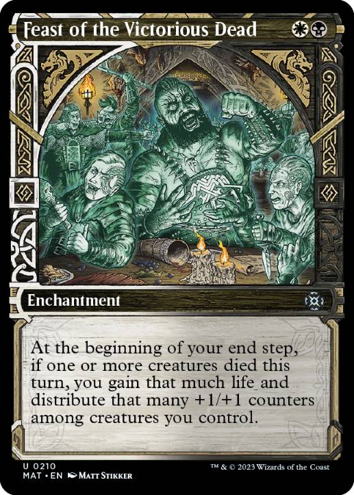 【ENG】【Foil】■ハロー■《勝利した死者の饗宴/Feast of the Victorious Dead》[MAT]