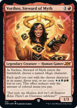 【ENG】【Foil】■ギャラクシー■《Vorthos, Steward of Myth》[UNF]