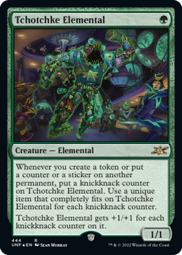 【ENG】【Foil】■ギャラクシー■《Tchotchke Elemental》[UNF]