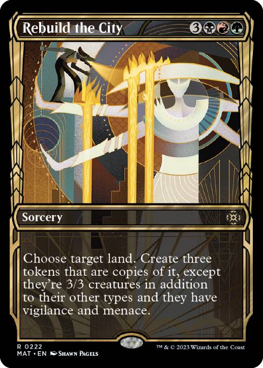 【ENG】【Foil】■ハロー■《都市改修/Rebuild the City》[MAT]