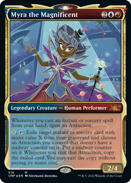 【ENG】【Foil】■ショーケースギャラクシー■《Myra the Magnificent》[UNF]