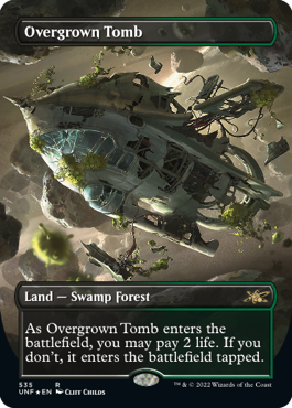 【ENG】【Foil】■ギャラクシー■《草むした墓/Overgrown Tomb》[UNF]