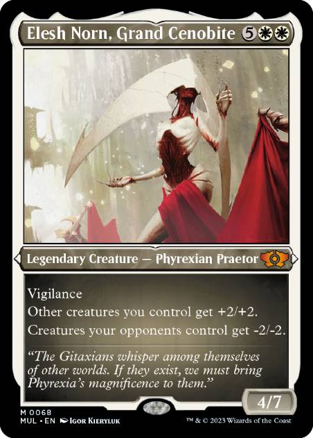 【ENG】【Foil】■エッチング■《大修道士、エリシュ・ノーン/Elesh Norn, Grand Cenobite》[MUL]