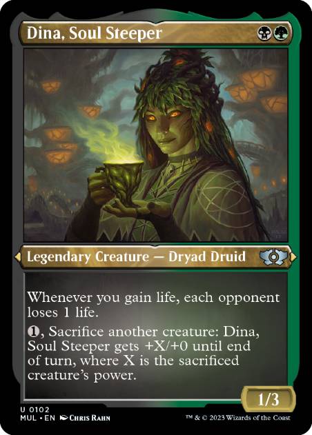 【ENG】【Foil】■エッチング■《魂浸し、ダイナ/Dina, Soul Steeper》[MUL]