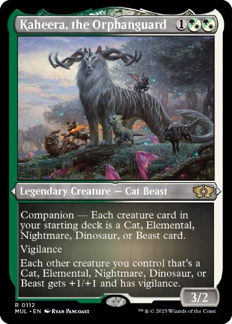 【ENG】【Foil】■エッチング■《孤児護り、カヒーラ/Kaheera, the Orphanguard》[MUL]