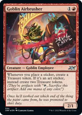 【ENG】【Foil】■ギャラクシー■《Goblin Airbrusher》[UNF]