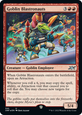 【ENG】【Foil】■ギャラクシー■《Goblin Blastronauts》[UNF]
