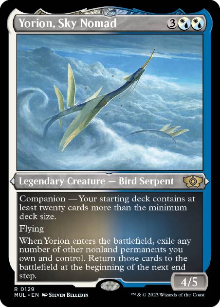 【ENG】【Foil】■エッチング■《空を放浪するもの、ヨーリオン/Yorion, Sky Nomad》[MUL]