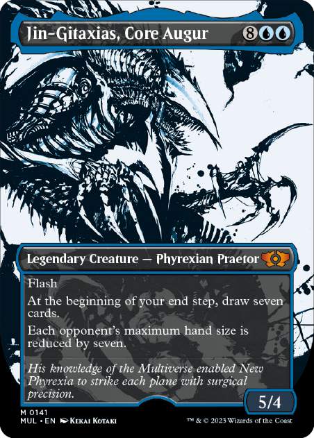 【ENG】【Foil】■ハロー■《核の占い師、ジン＝ギタクシアス/Jin-Gitaxias, Core Augur》[MUL]