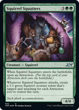 【ENG】【Foil】■ギャラクシー■《Squirrel Squatters》[UNF]