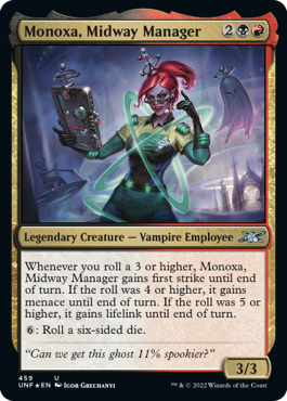 【ENG】【Foil】■ギャラクシー■《Monoxa, Midway Manager》[UNF]