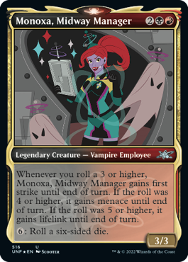 【ENG】【Foil】■ショーケースギャラクシー■《Monoxa, Midway Manager》[UNF]