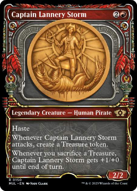 【ENG】【Foil】■ハロー■《風雲船長ラネリー/Captain Lannery Storm》[MUL]