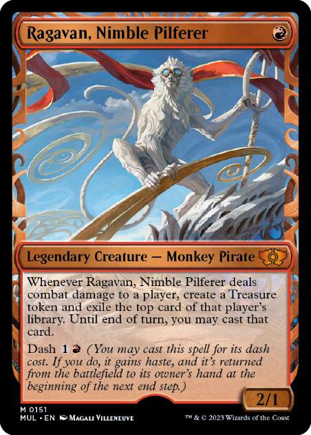 【ENG】【Foil】■ハロー■《敏捷なこそ泥、ラガバン/Ragavan, Nimble Pilferer》[MUL]