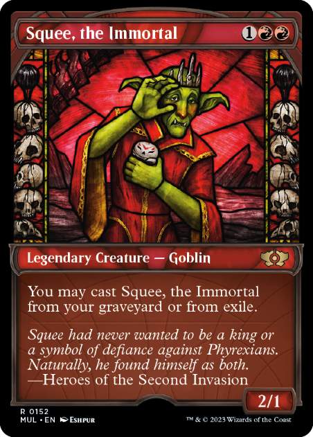 【ENG】【Foil】■ハロー■《不死身、スクイー/Squee, the Immortal》[MUL]