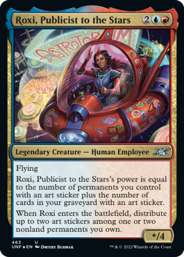 【ENG】【Foil】■ギャラクシー■《Roxi, Publicist to the Stars》[UNF]