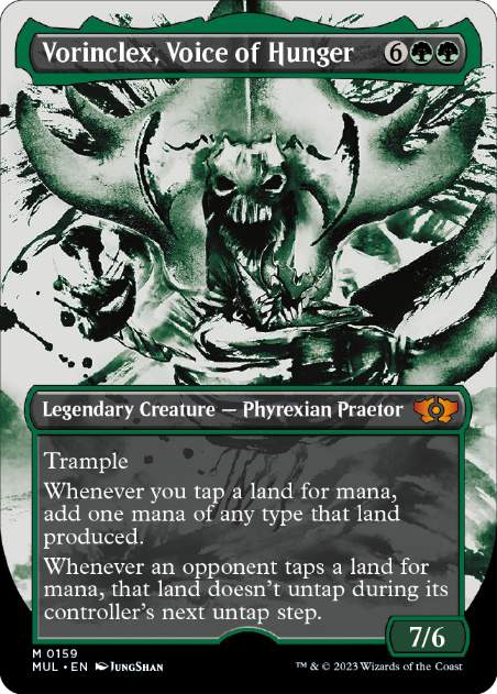 【ENG】【Foil】■ハロー■《飢餓の声、ヴォリンクレックス/Vorinclex, Voice of Hunger》[MUL]