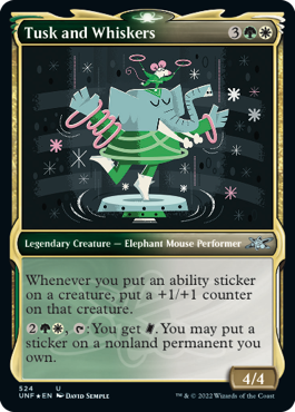 【ENG】【Foil】■ショーケースギャラクシー■《Tusk and Whiskers》[UNF]