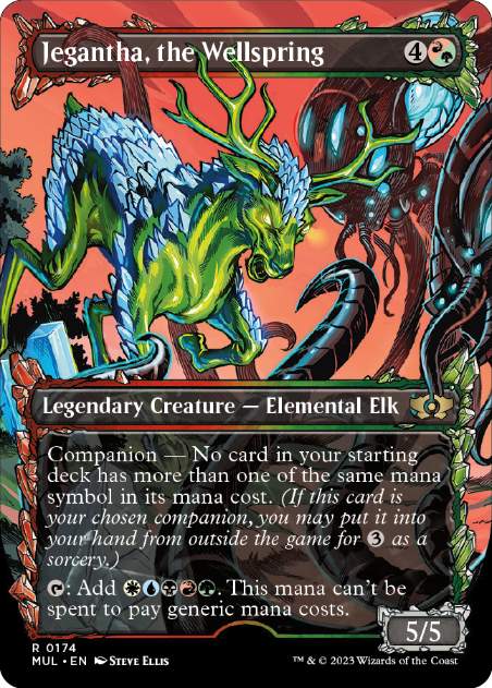 【ENG】【Foil】■ハロー■《湧き出る源、ジェガンサ/Jegantha, the Wellspring》[MUL]